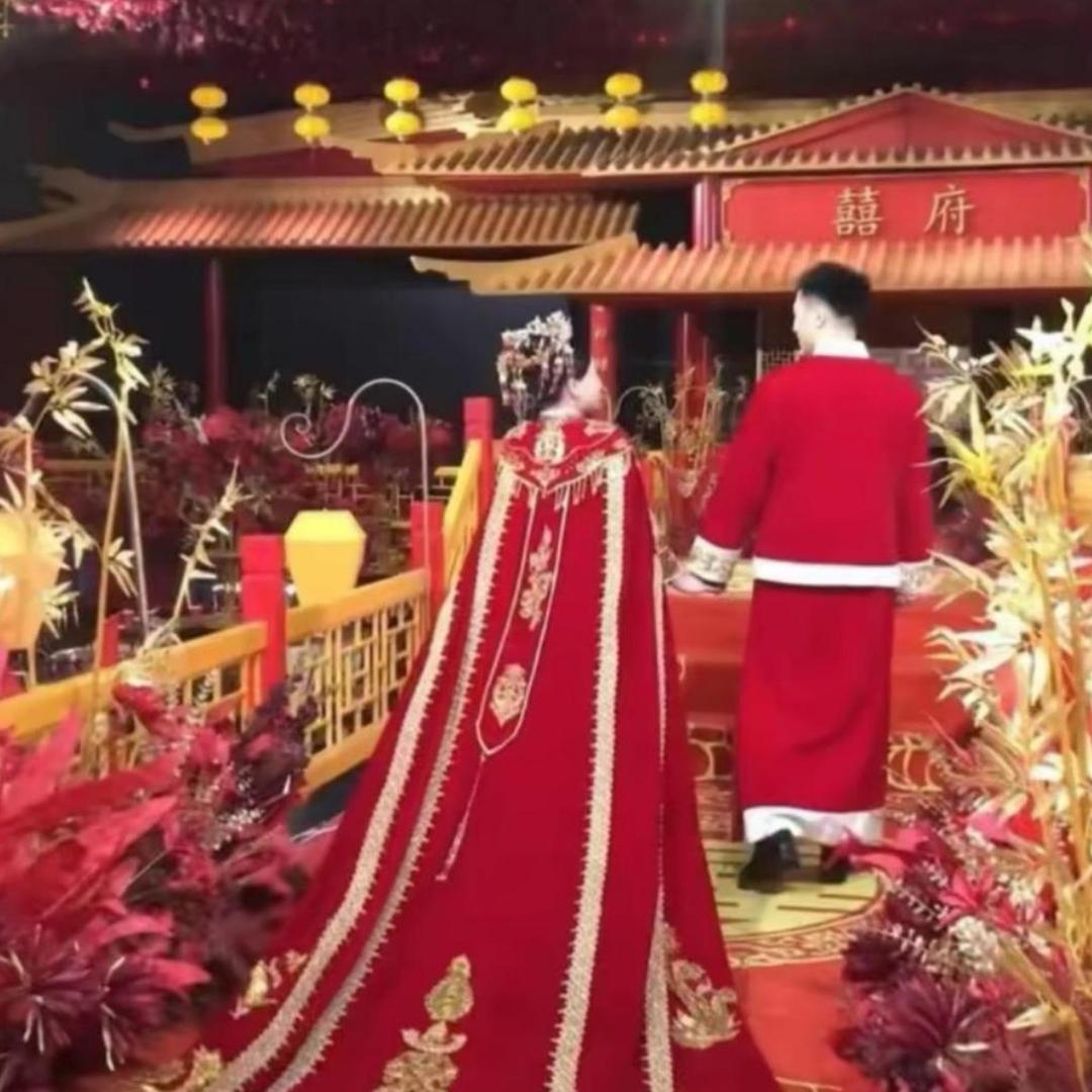 糖三妹亲哥10月22结婚庆典花小磊风少爷