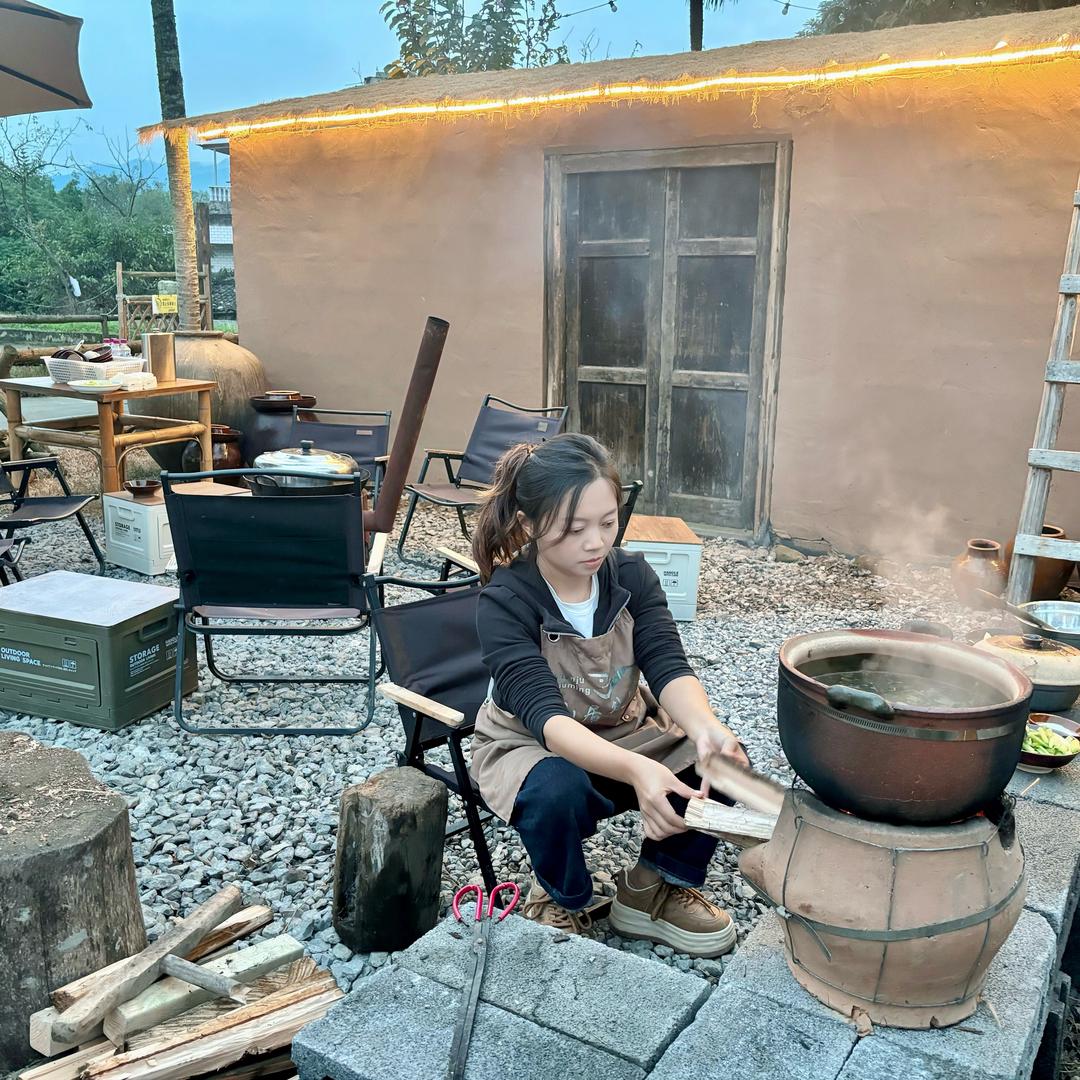 山居秋暝小院