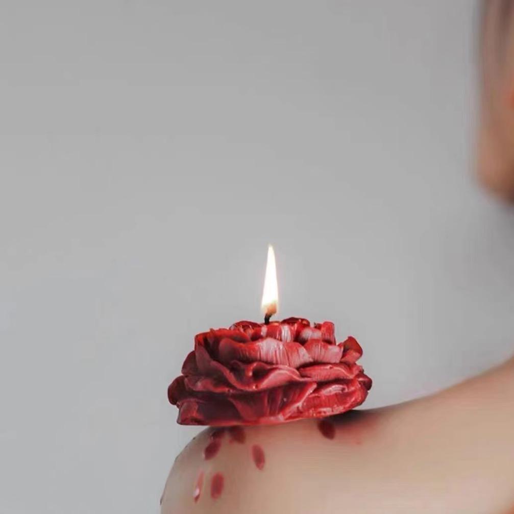 红红火火的烛子