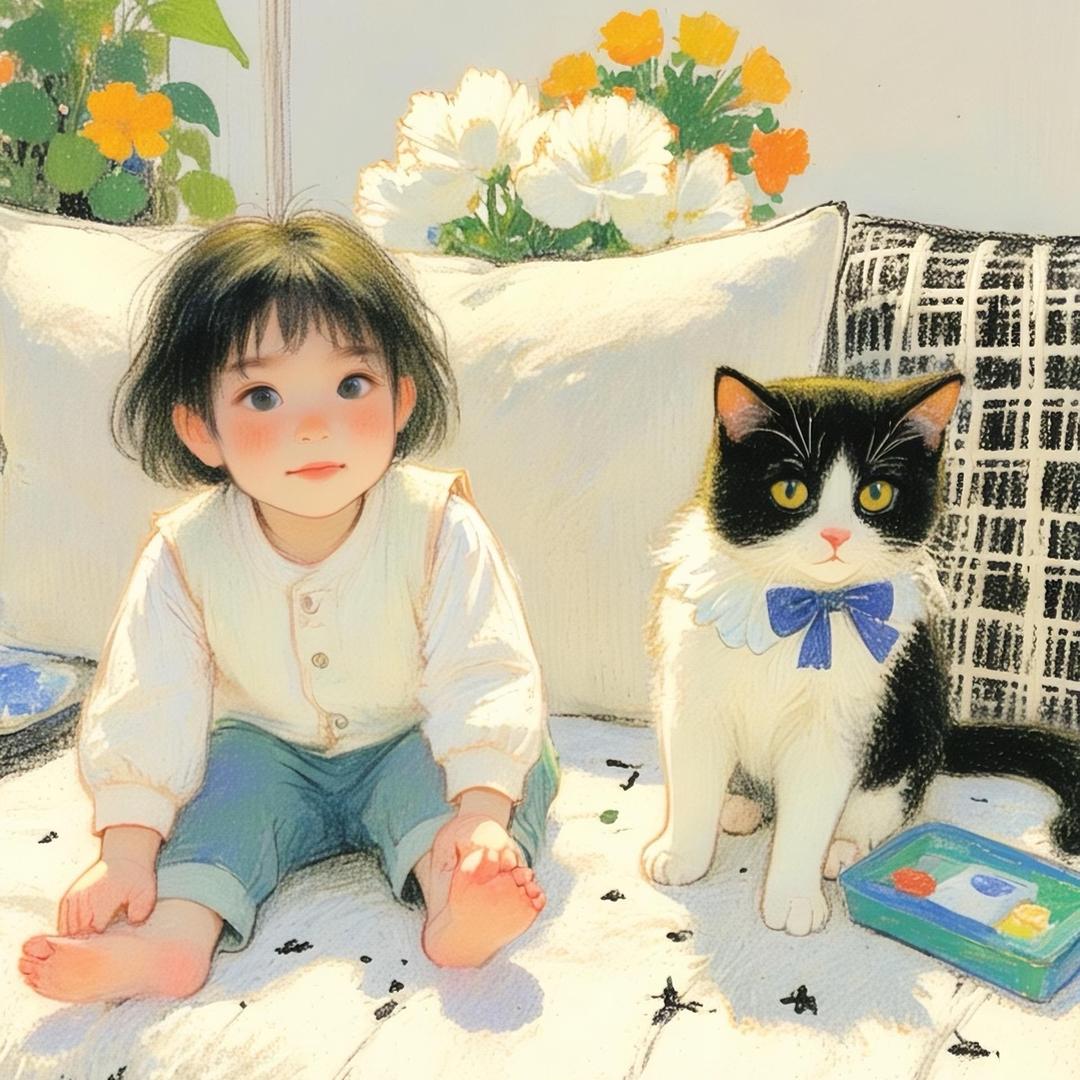 小满和奥利奥🐱