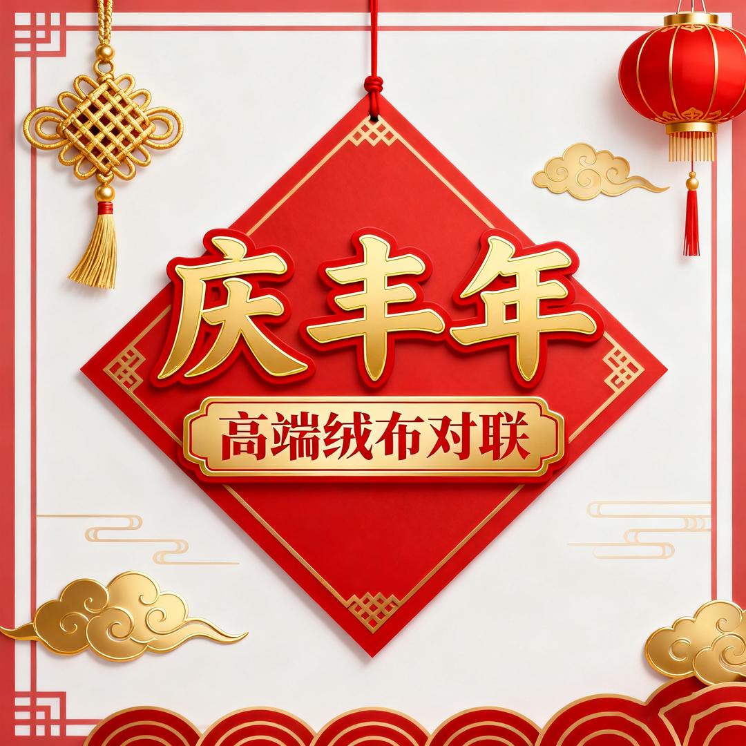 庆丰年高端绒布对联品质店