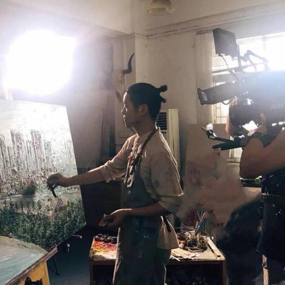 王峰手绘油画（收徒弟）
