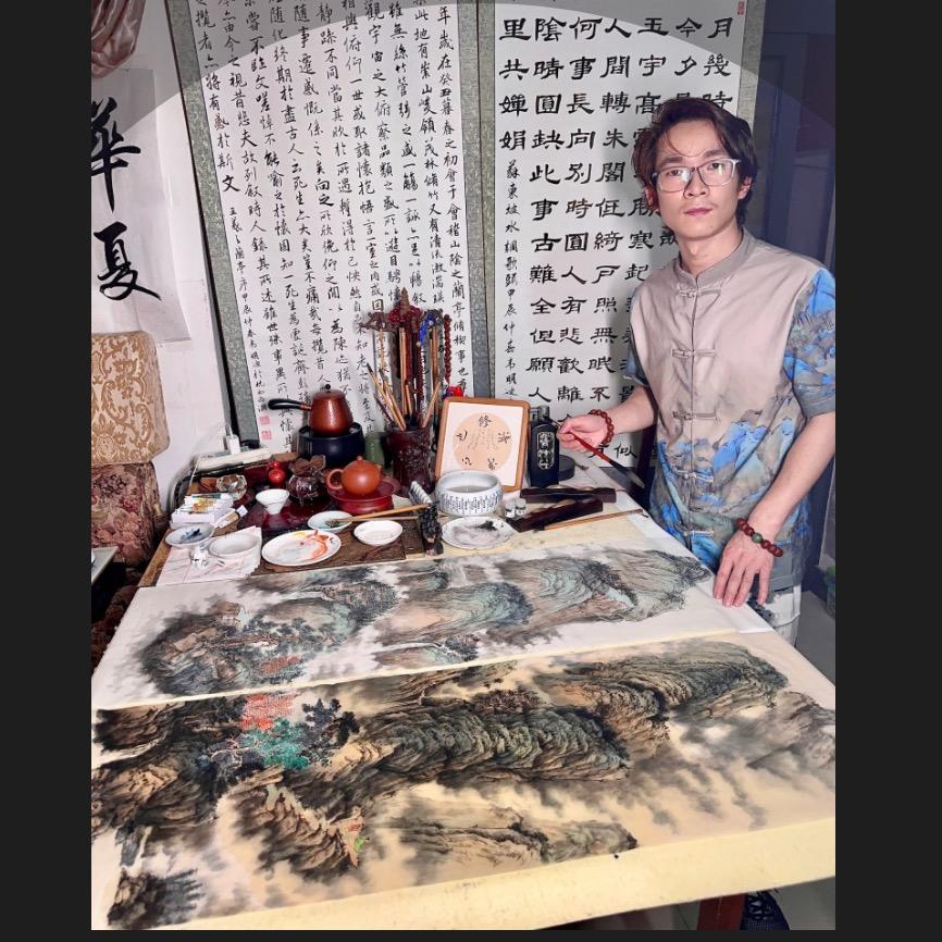 韦明迪书画