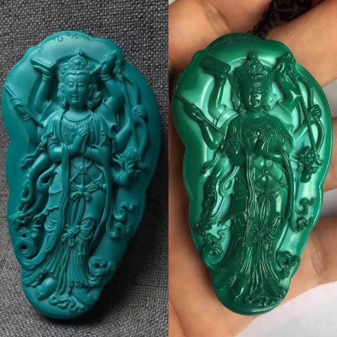 自然绿松石