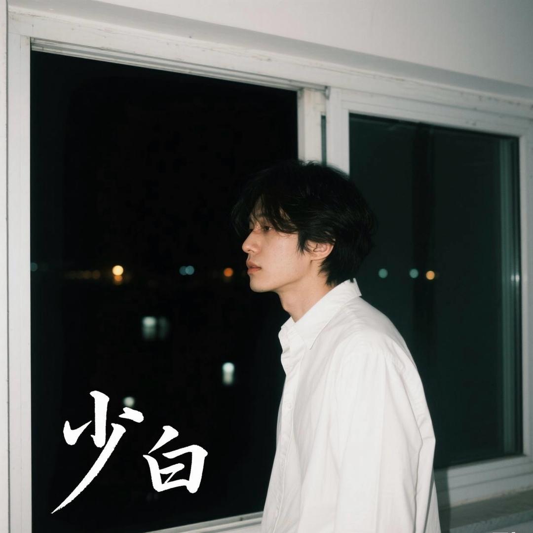深夜、少白