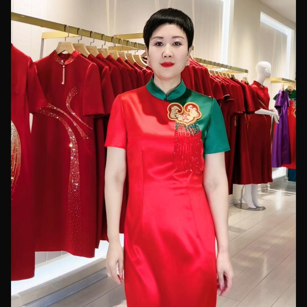 喜婆婆旗袍
