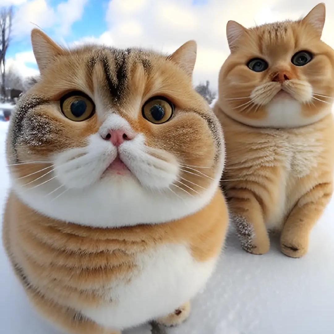 大脸猫超会吃