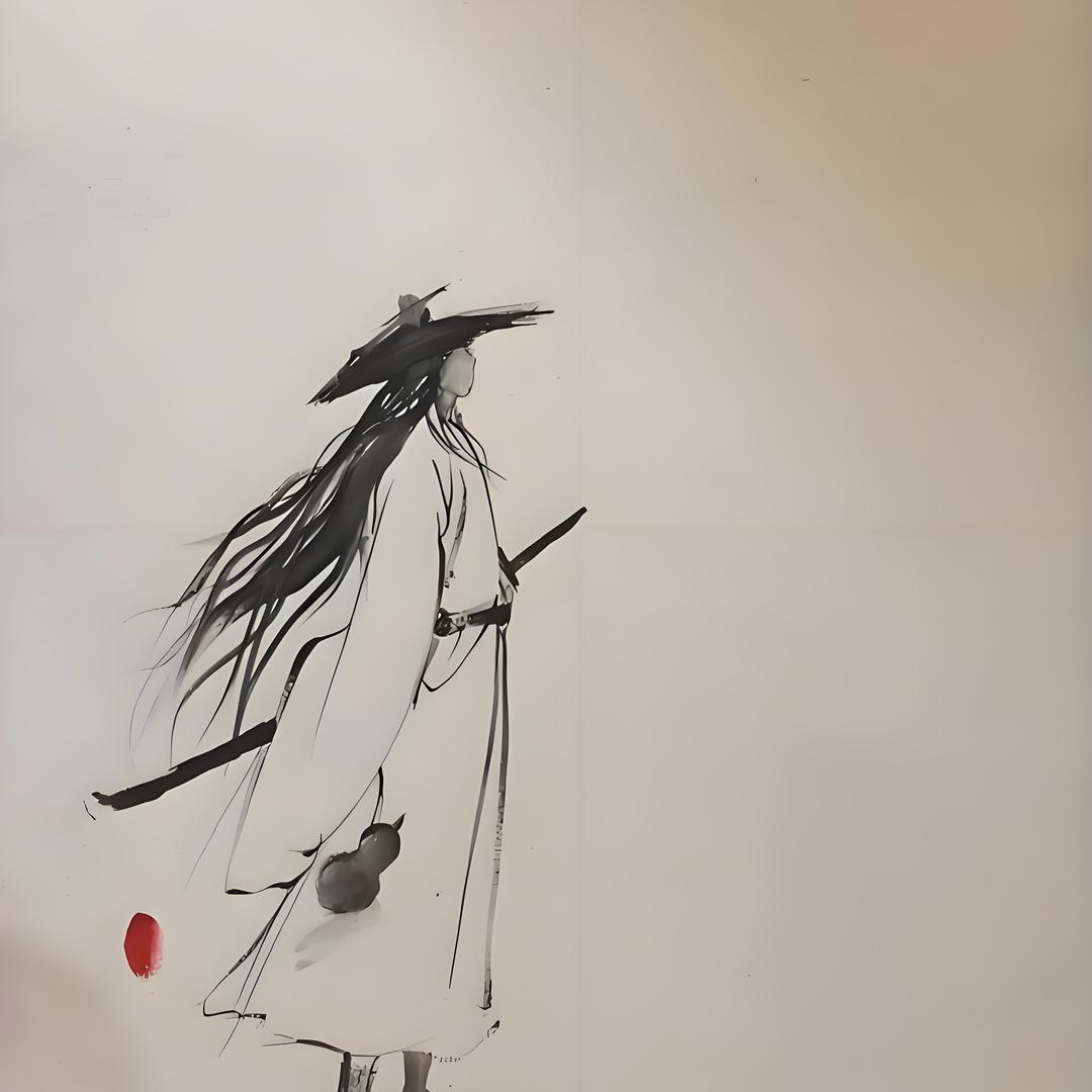 愚石抚筝