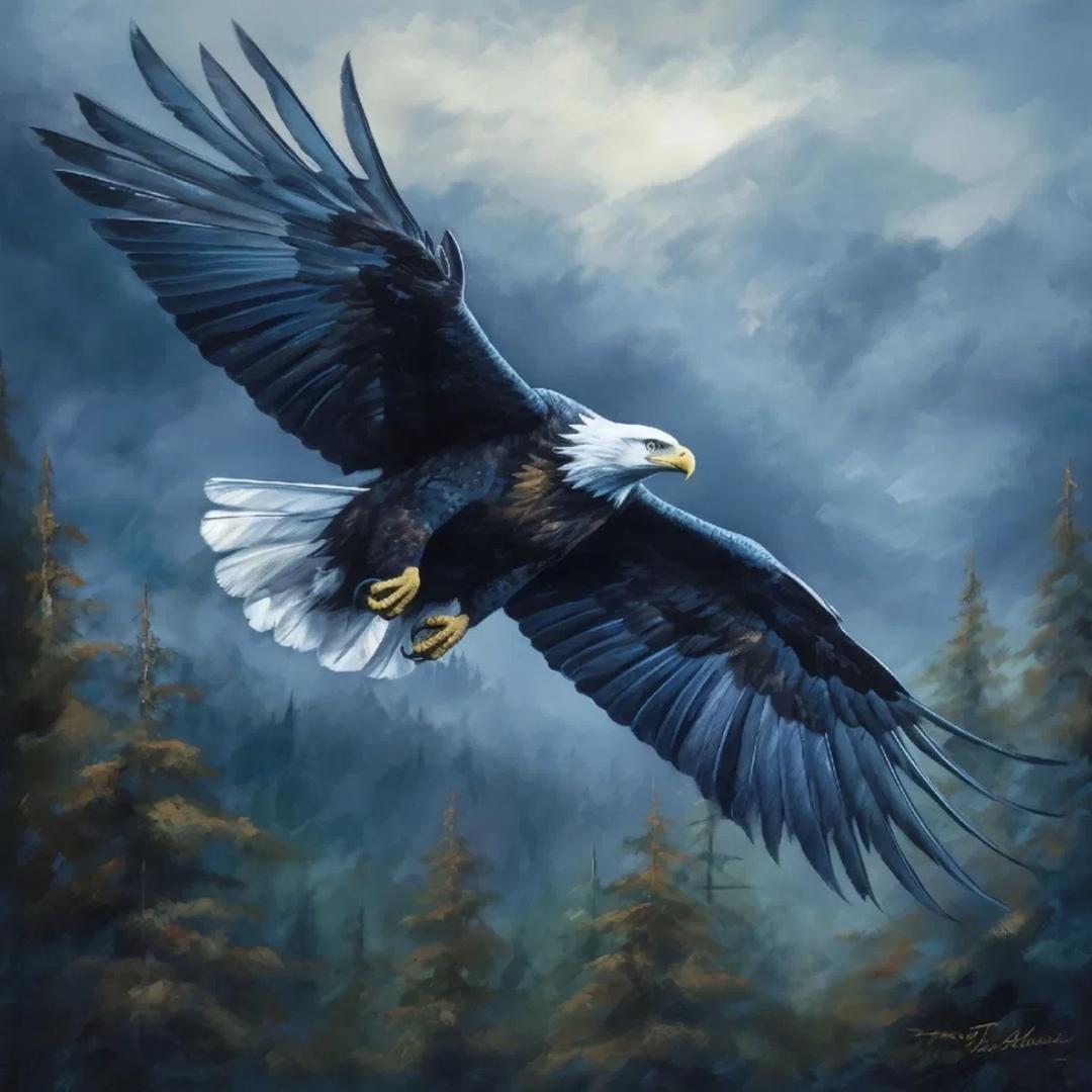 大鹏展翅随风起