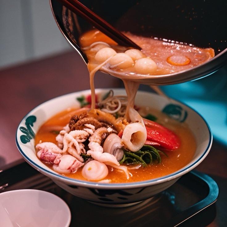 椰啰清补凉糟粕醋海鲜粉炒冰(第一市场店)