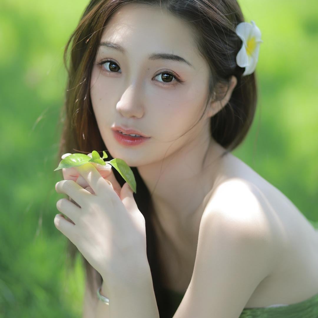 绿色心情女士