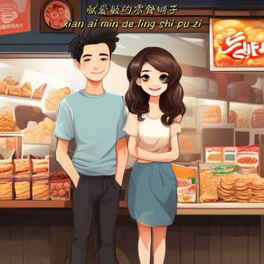 献爱敏的零食铺子
