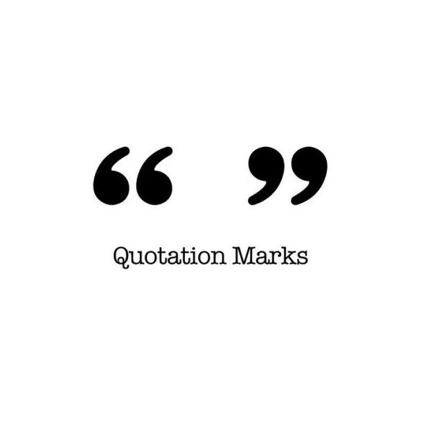 Quotation Marks双引号