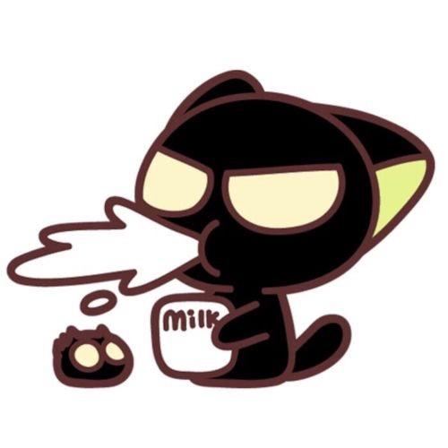 神秘的小黑猫