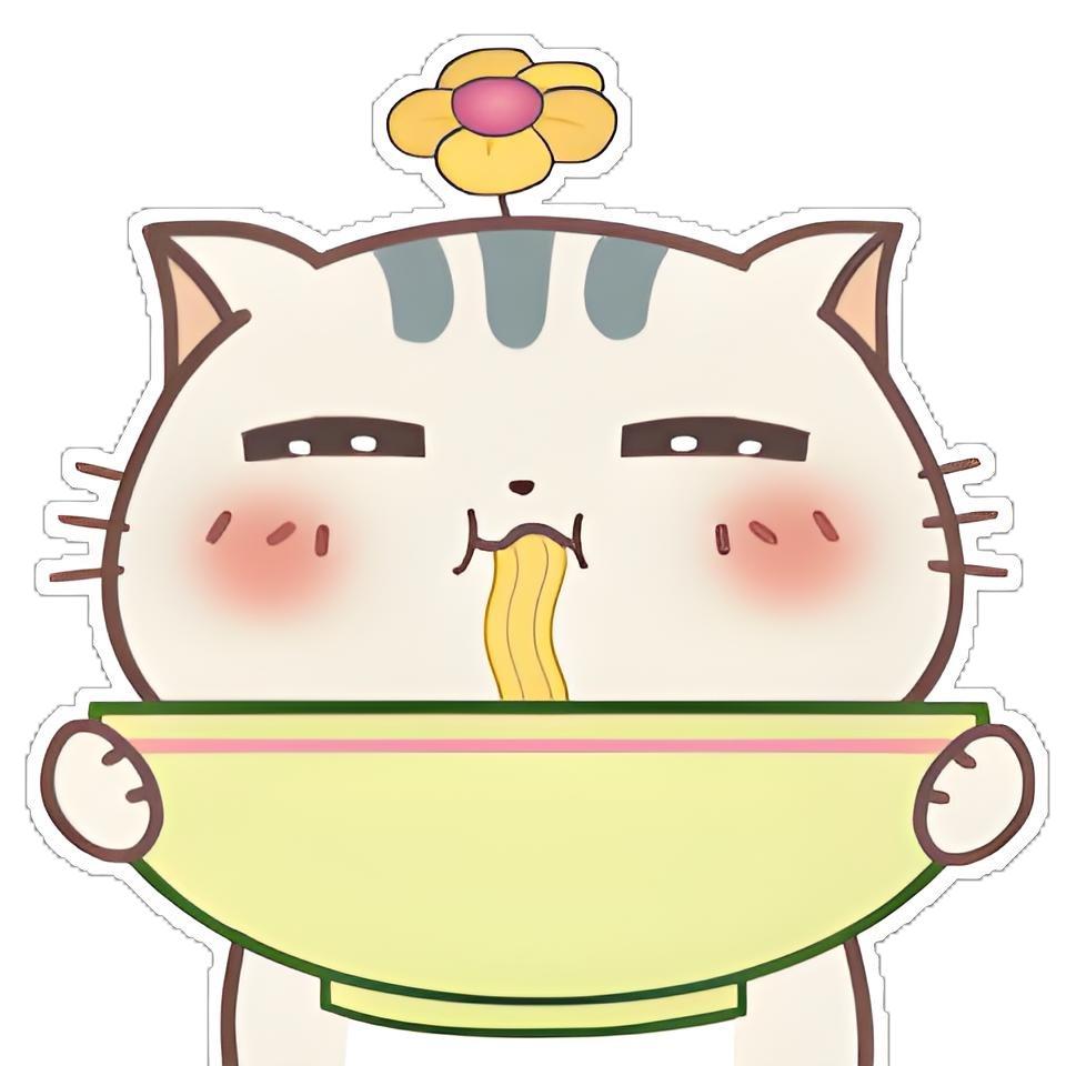 吃货大脸猫