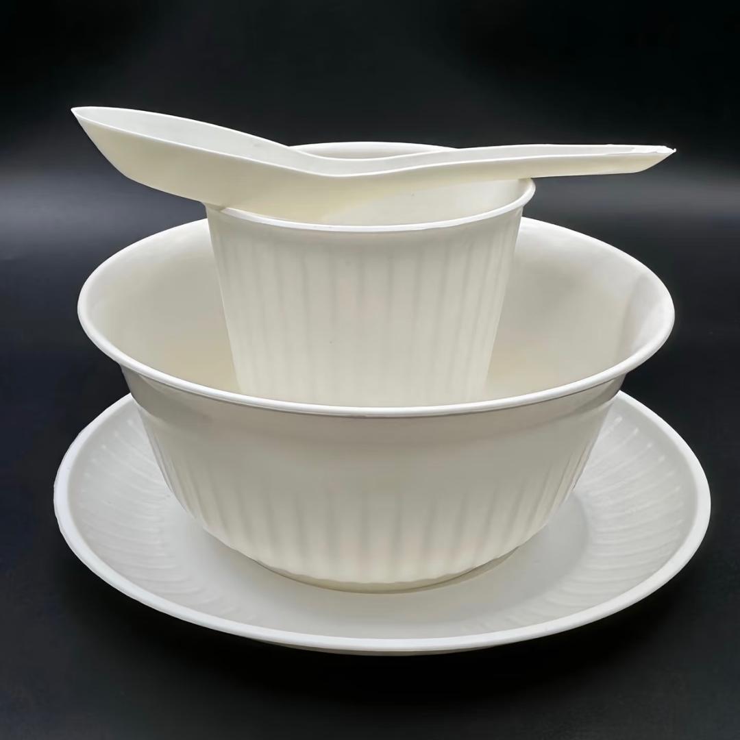 可降解环保♻️稻壳餐具厂家