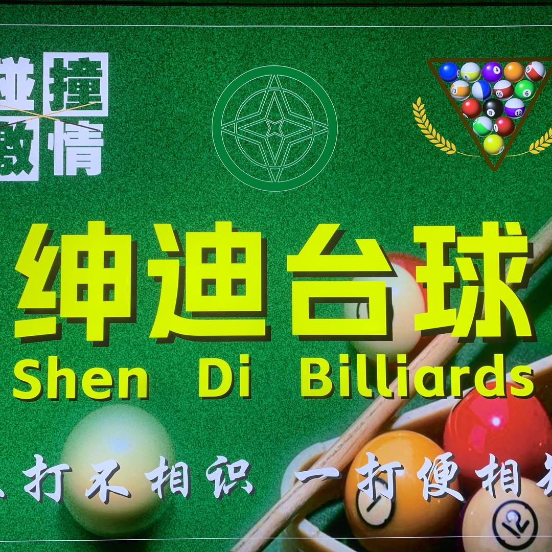 绅迪台球