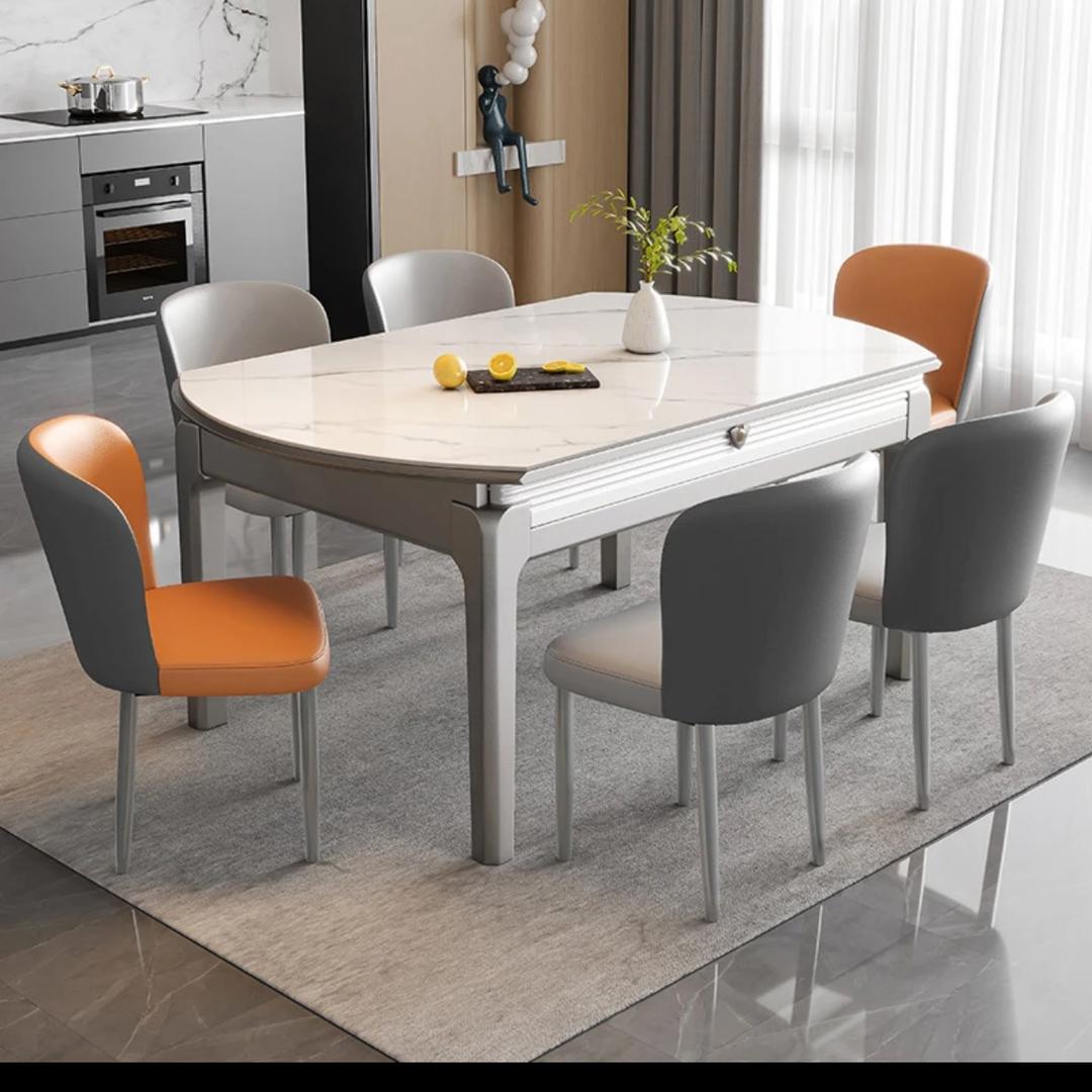 凌志高端岩板餐桌