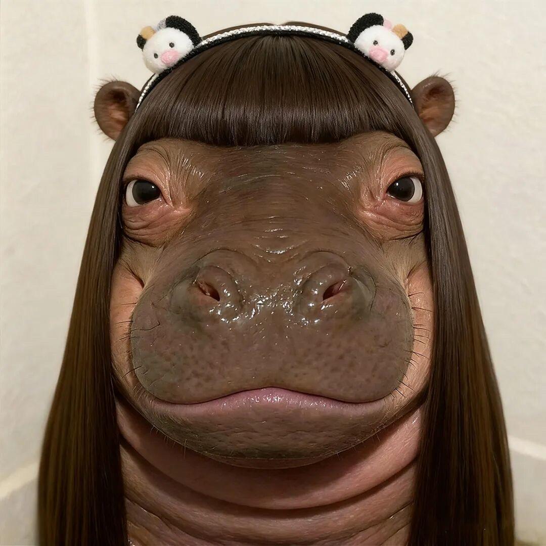 美女emo了~