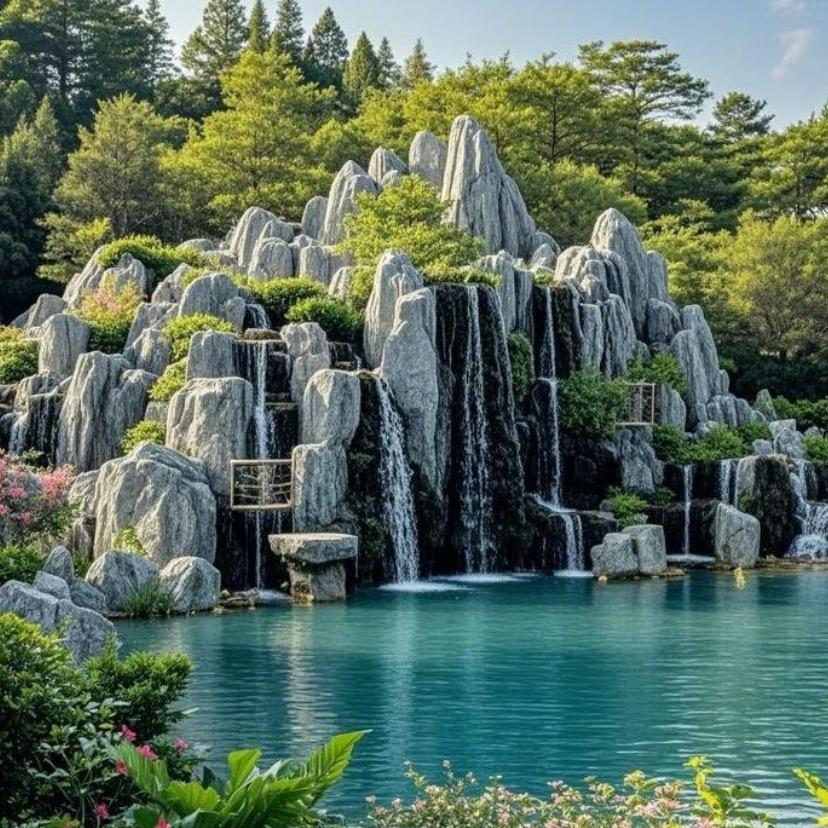 取石园林景观