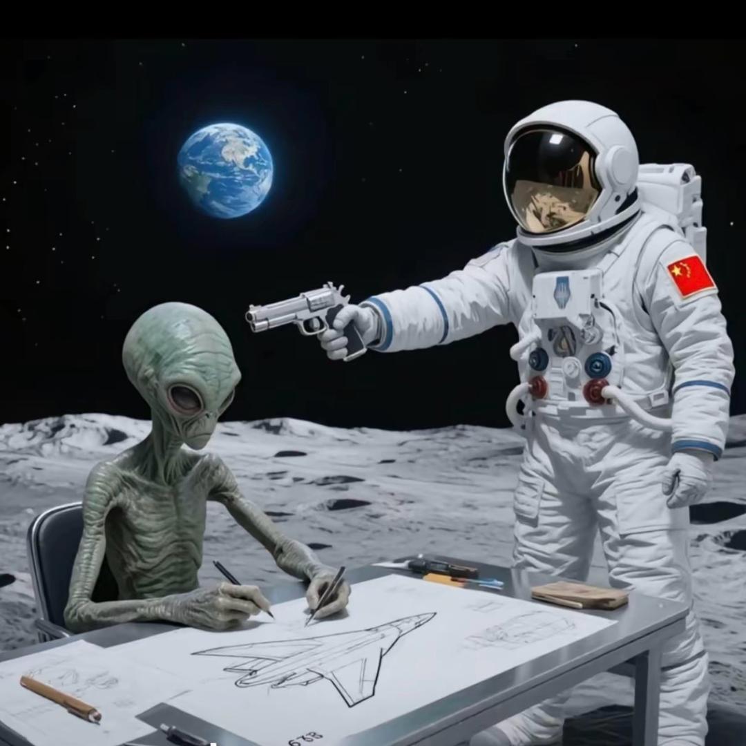 给瞎子一把手枪告诉他这是吹风机