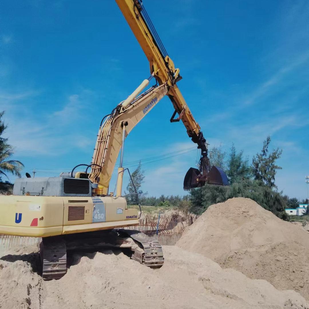 海南加长臂伸缩臂炮机