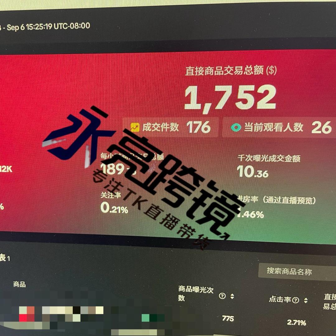 永亮跨境-TK直播