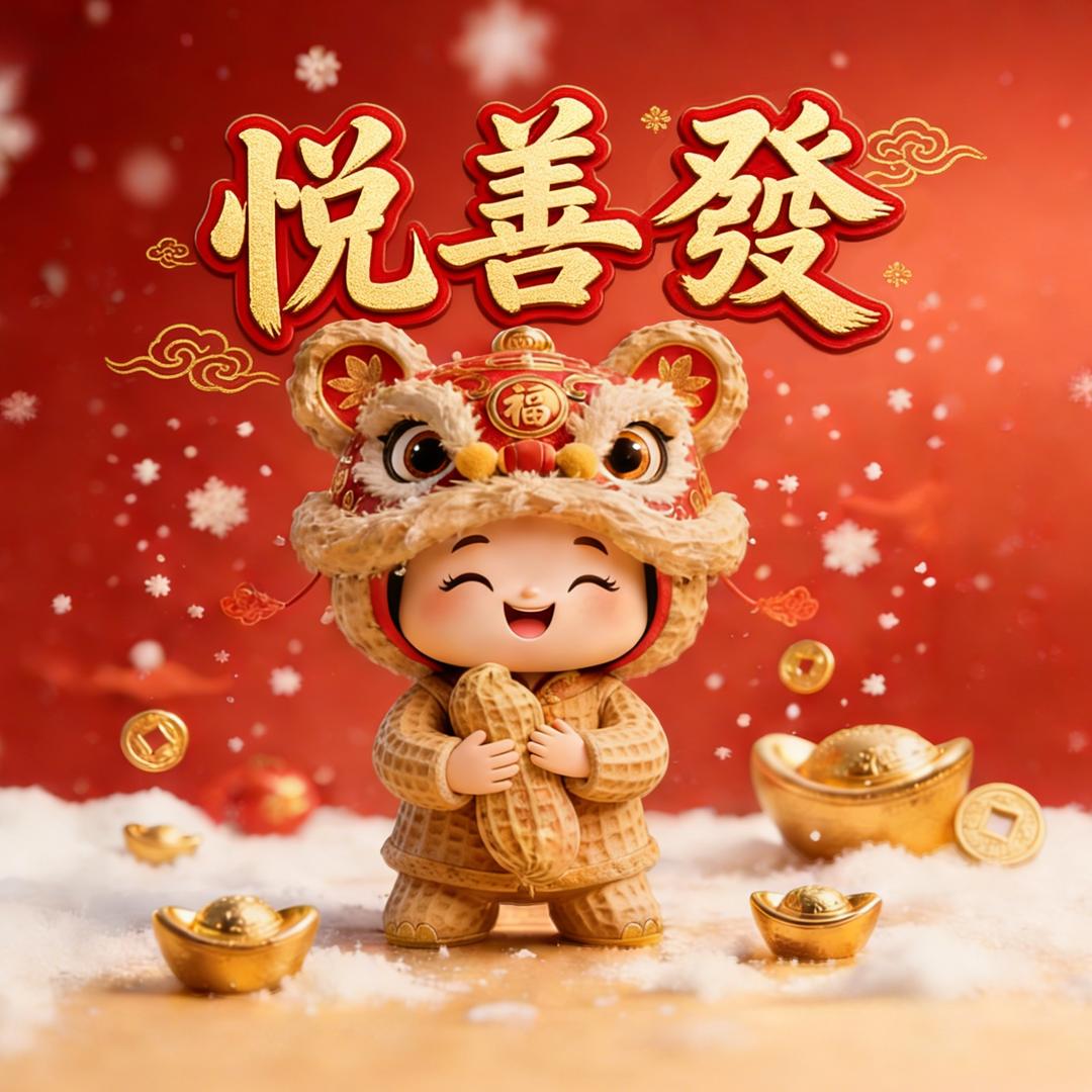 悦善發的七彩花生