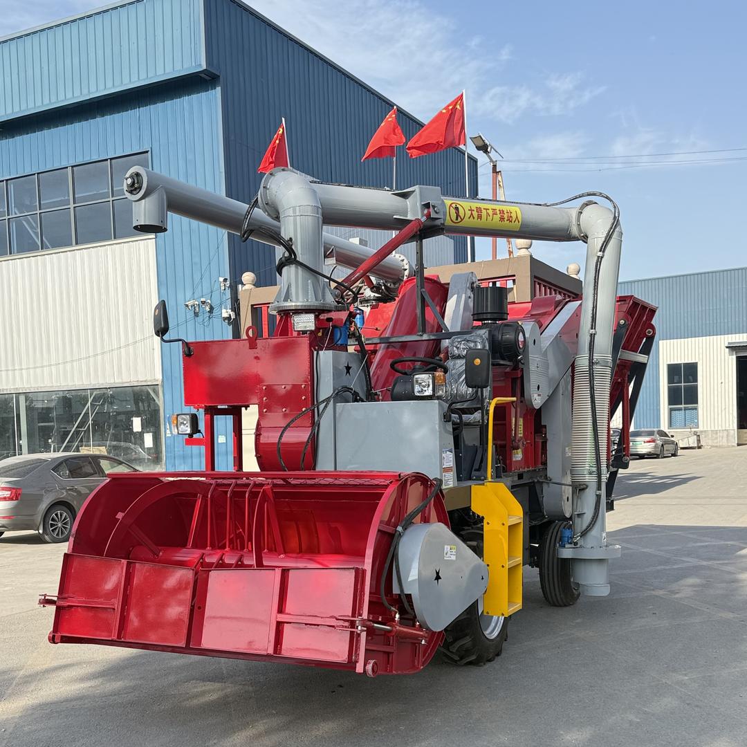 旭达脱粒机收割压块一体机