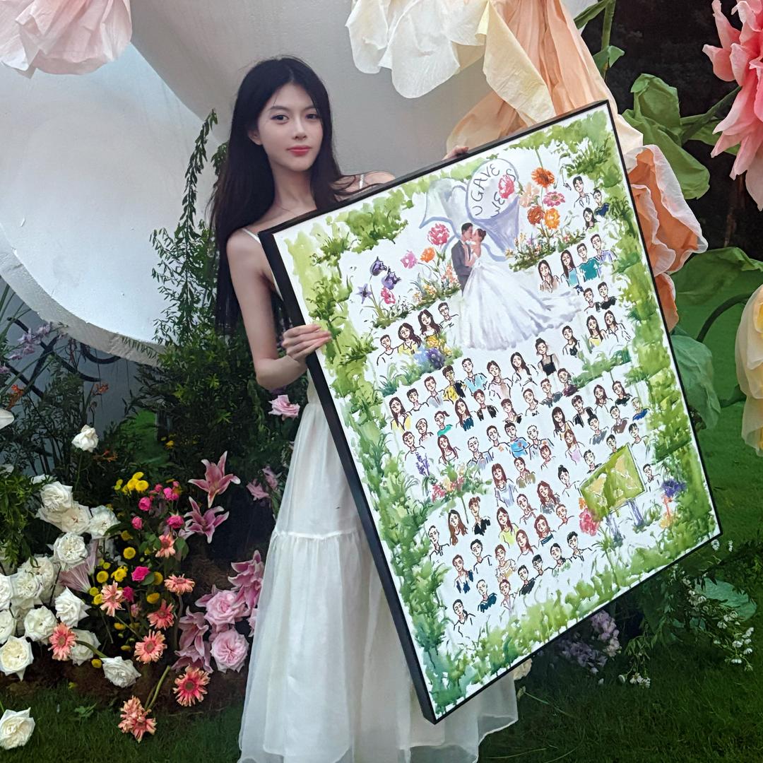 汐木桃婚礼画师Aug.（线上课招生中）