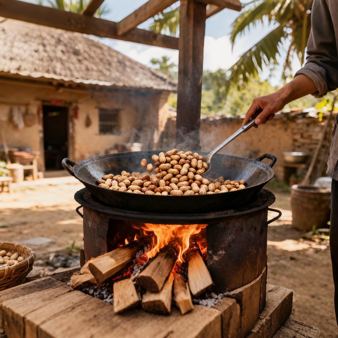 我有十亩花生田
