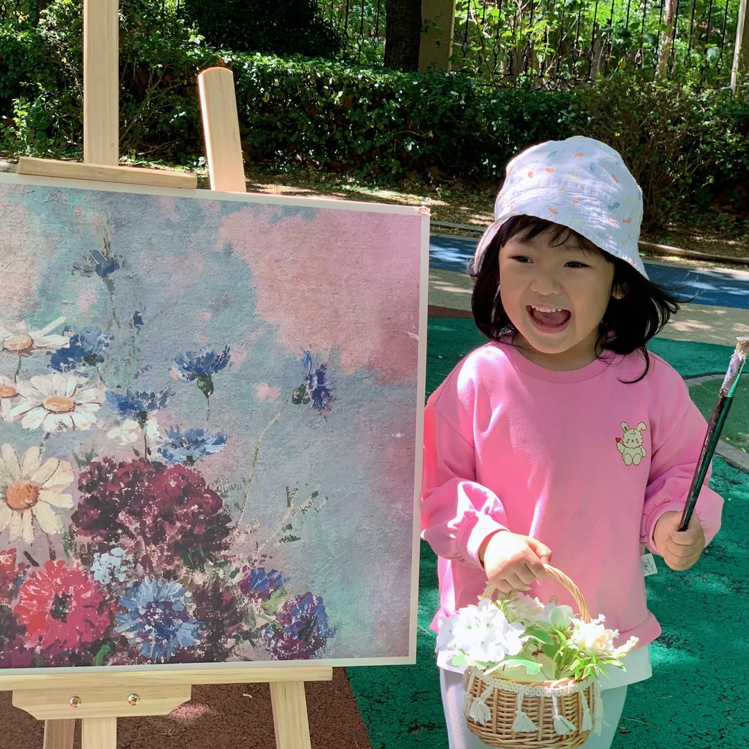 吕老师努力带娃中