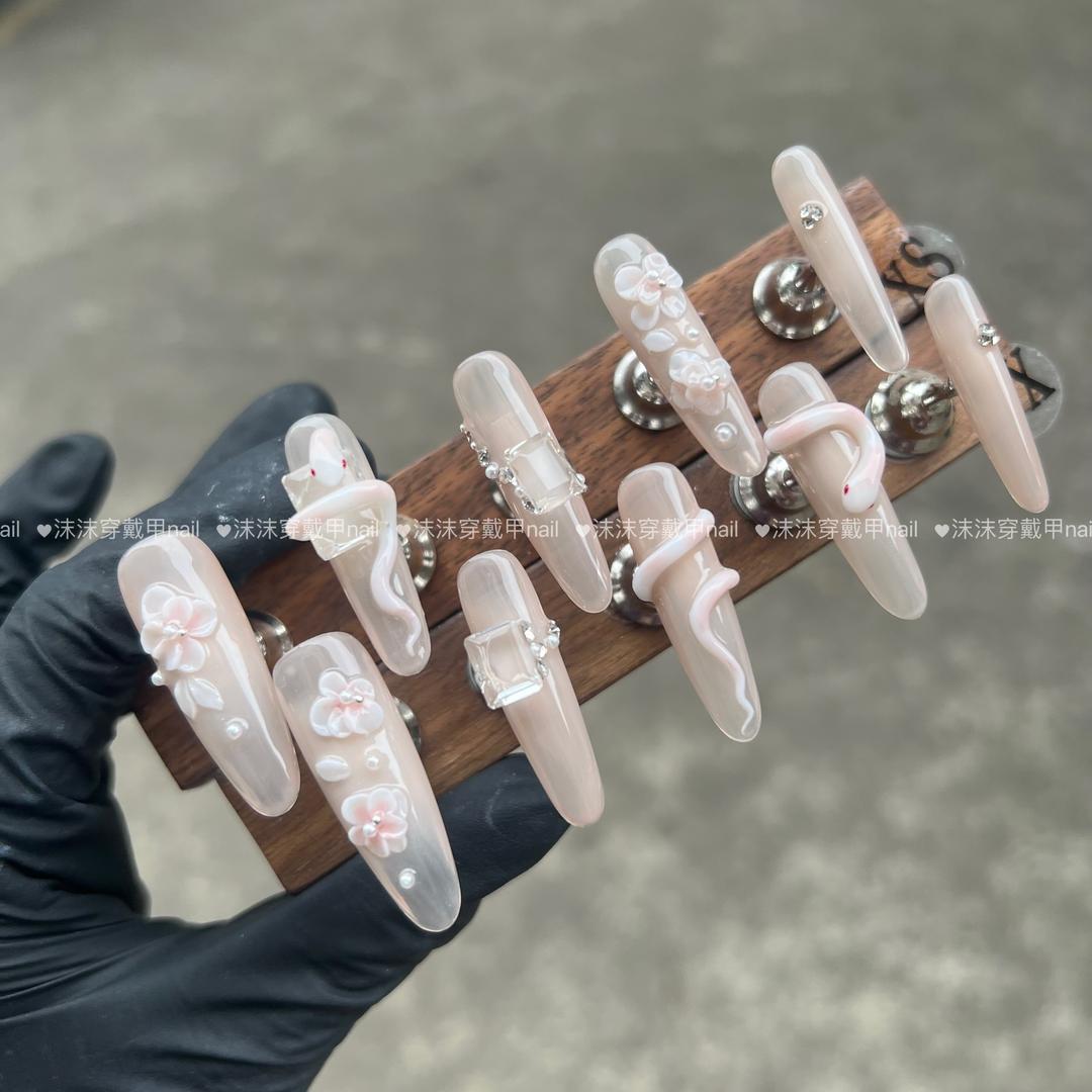 沫沫穿戴甲nail