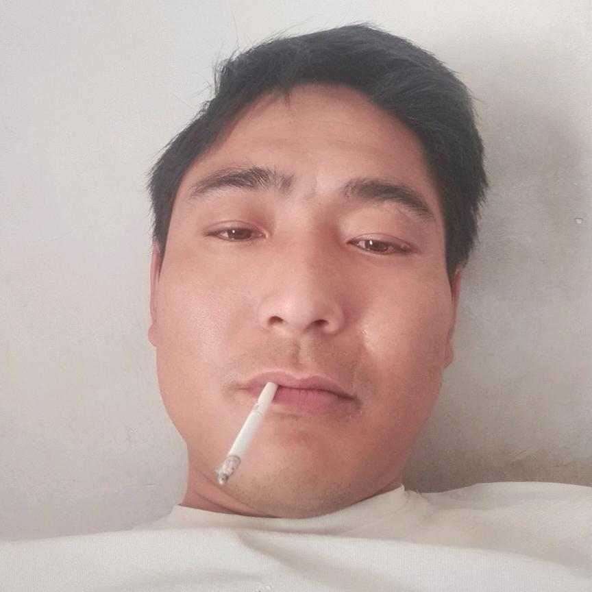 傻傻的
