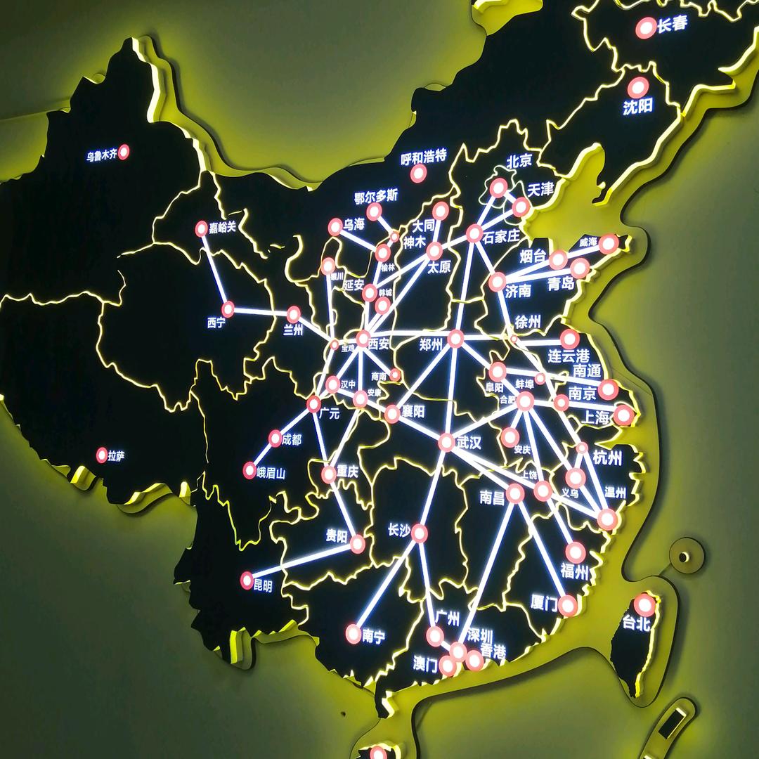 西凯发光地图