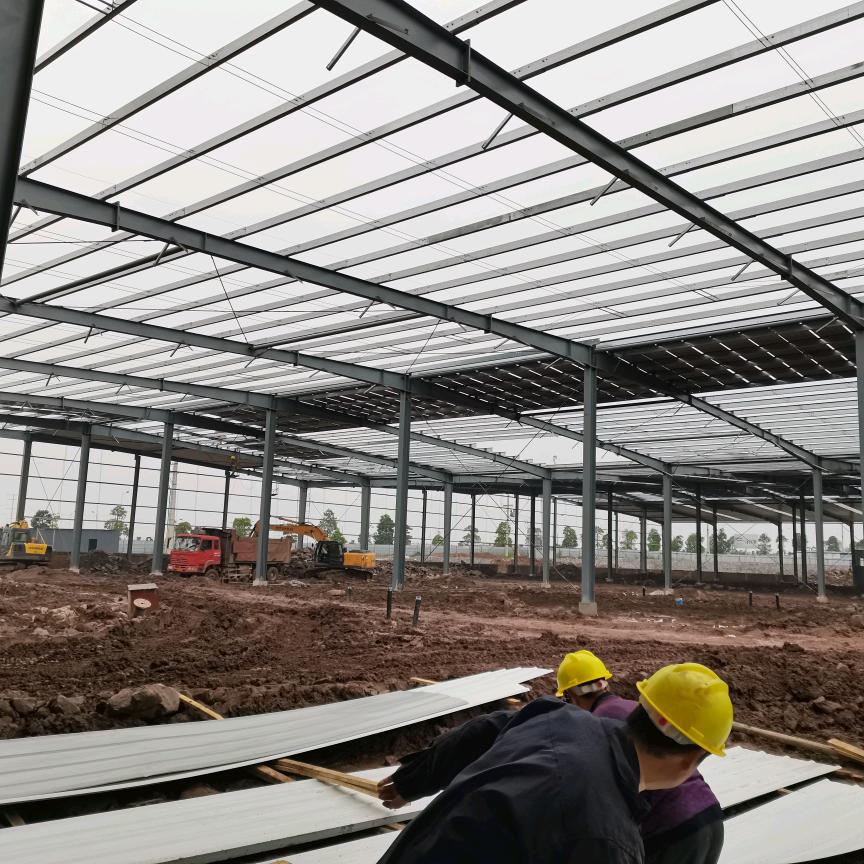彬彬钢结构厂房安装