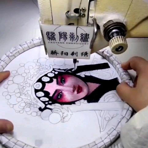骄阳手推绣