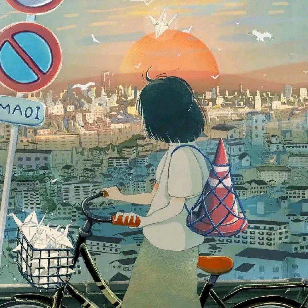 绿油油.