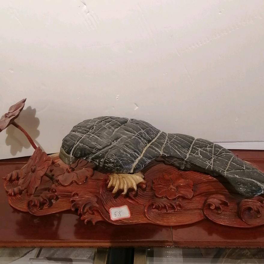 红叶扶石（灵璧奇石）