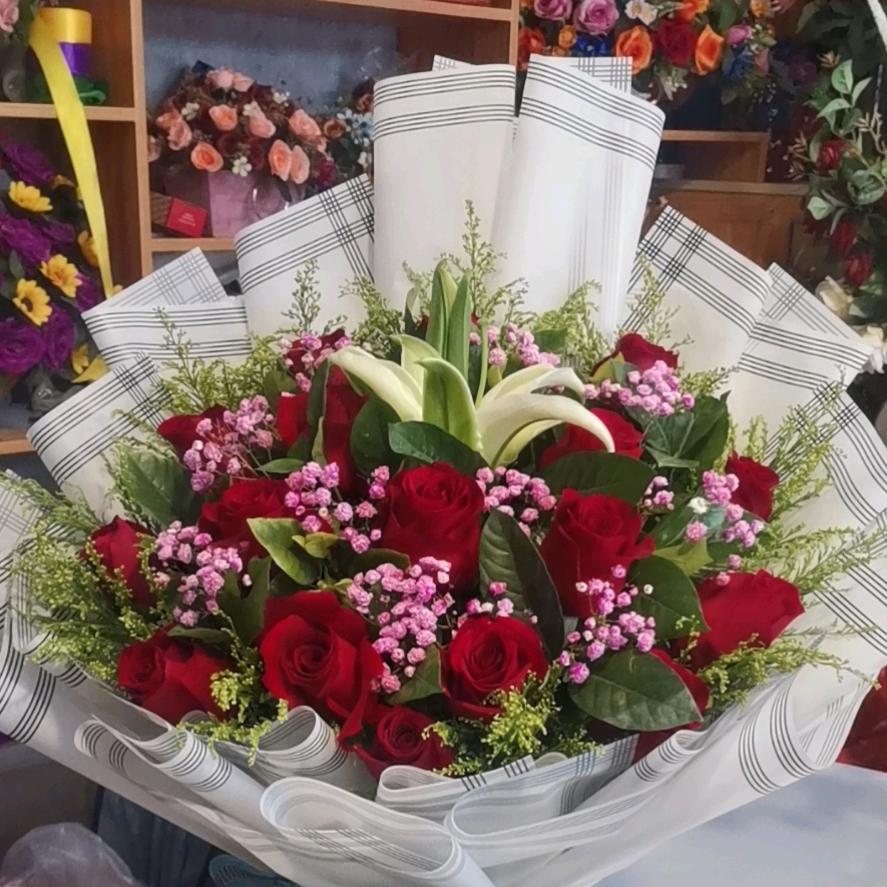 告白花艺术作品