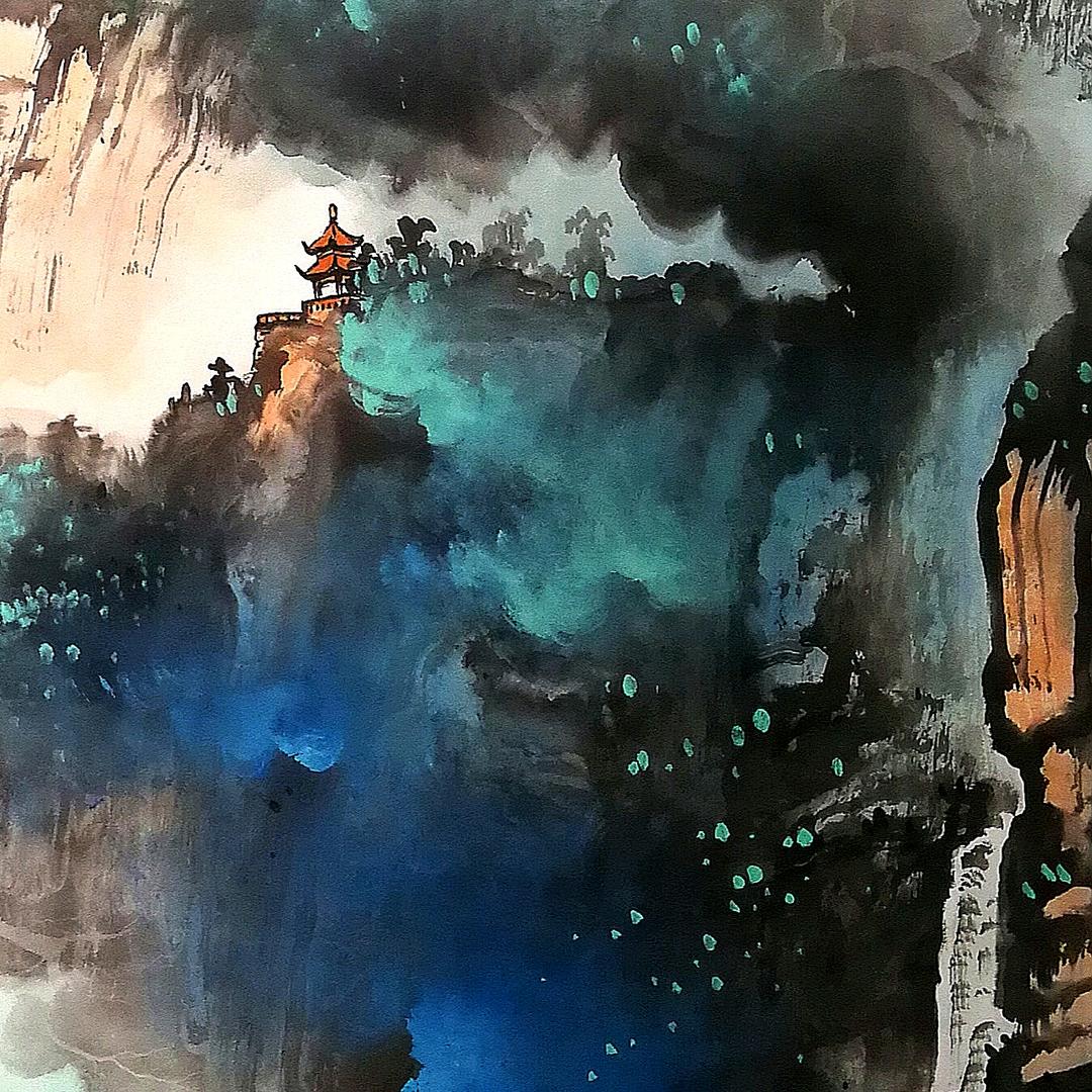点石成金  山水画