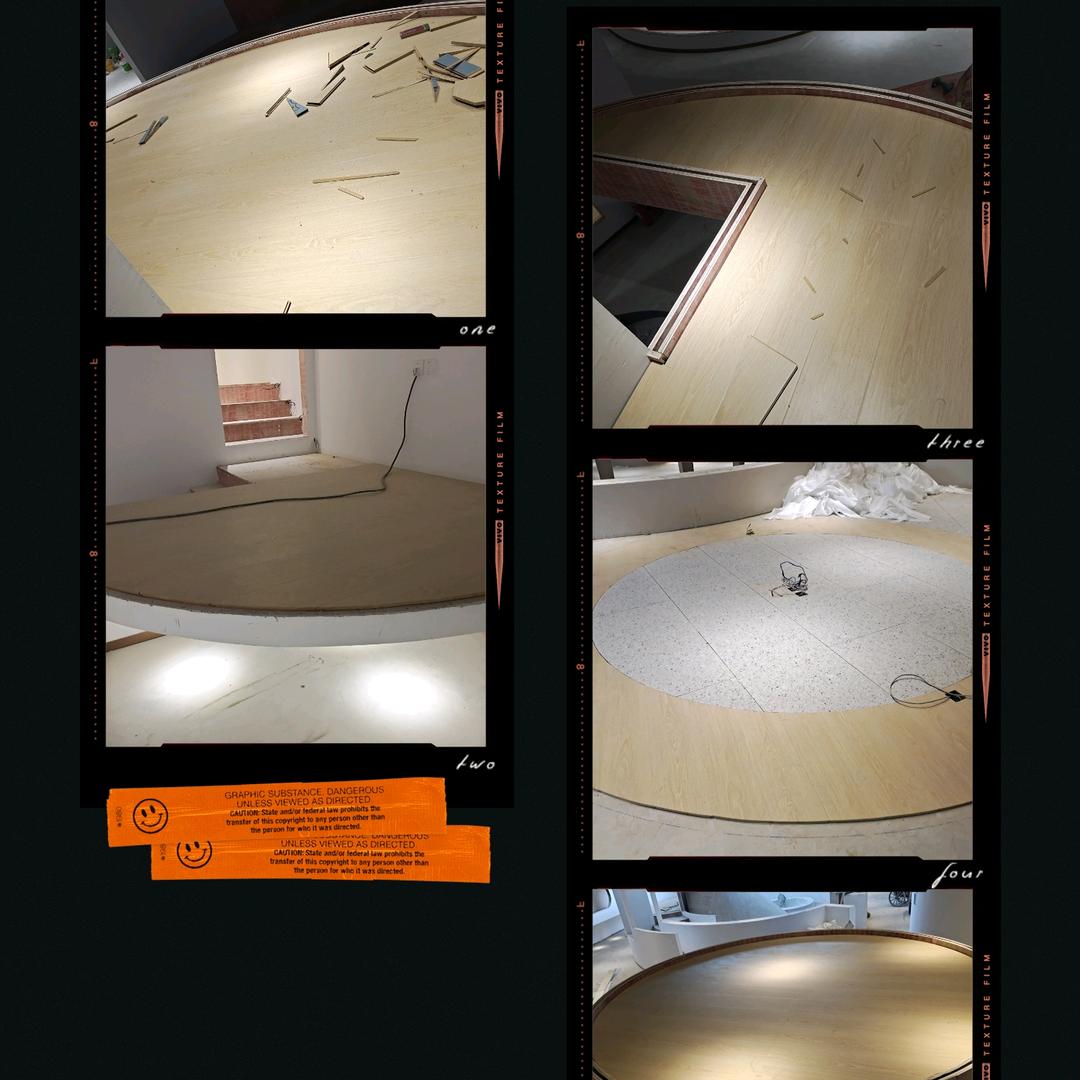 青岛洋房改造，庭院设计，木地板自流平，