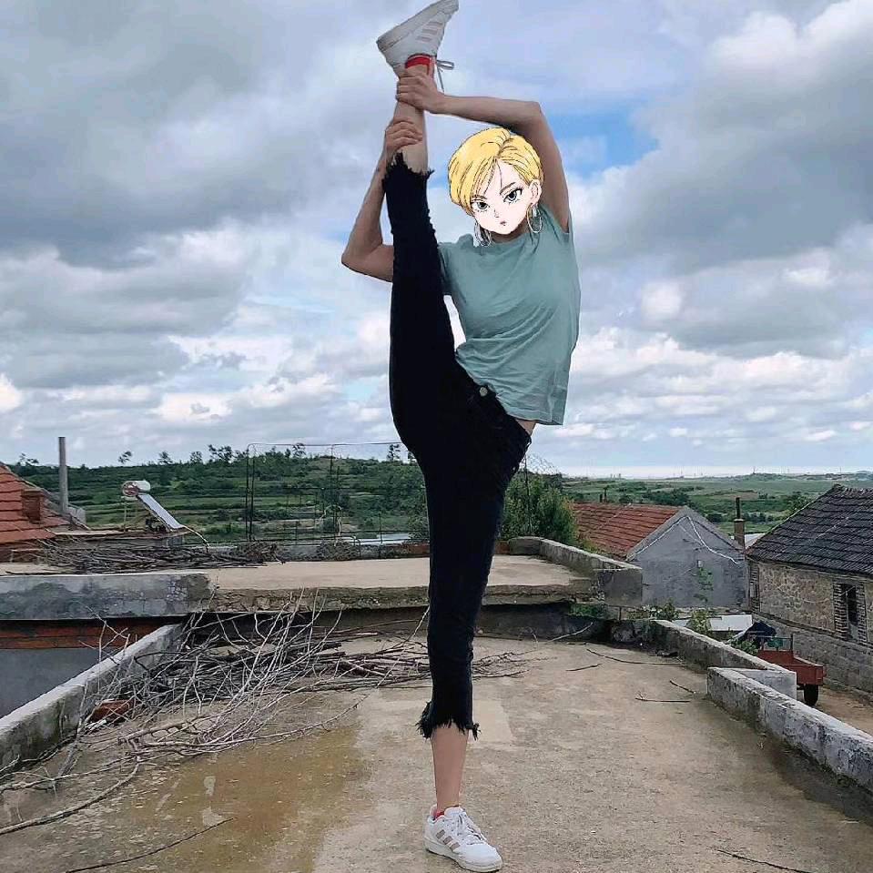 和瓜藤一起晒太阳