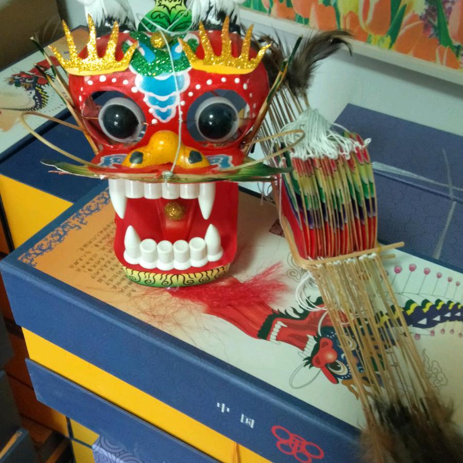 手工龙头风筝