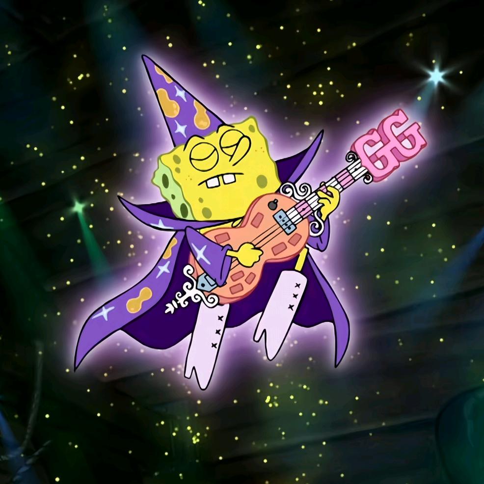 开心的海绵宝宝!