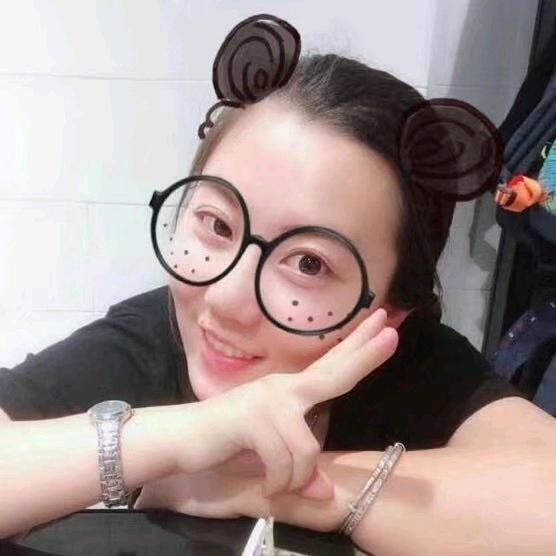 双眼皮的近视眼头像