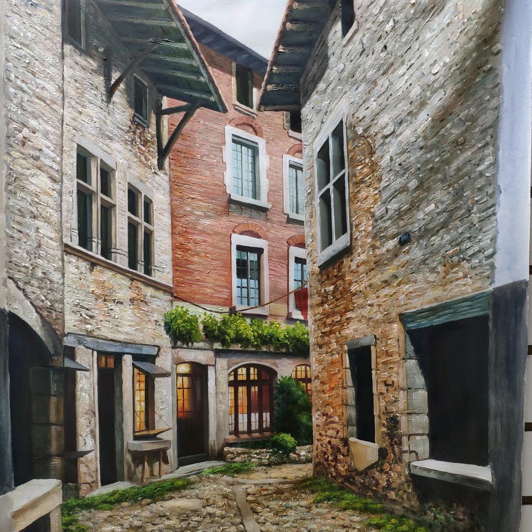 手绘油画  装饰画