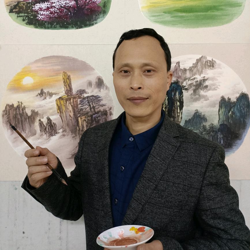 时宗保山水画