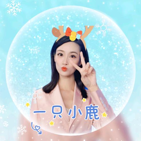 一只快乐的小鹿