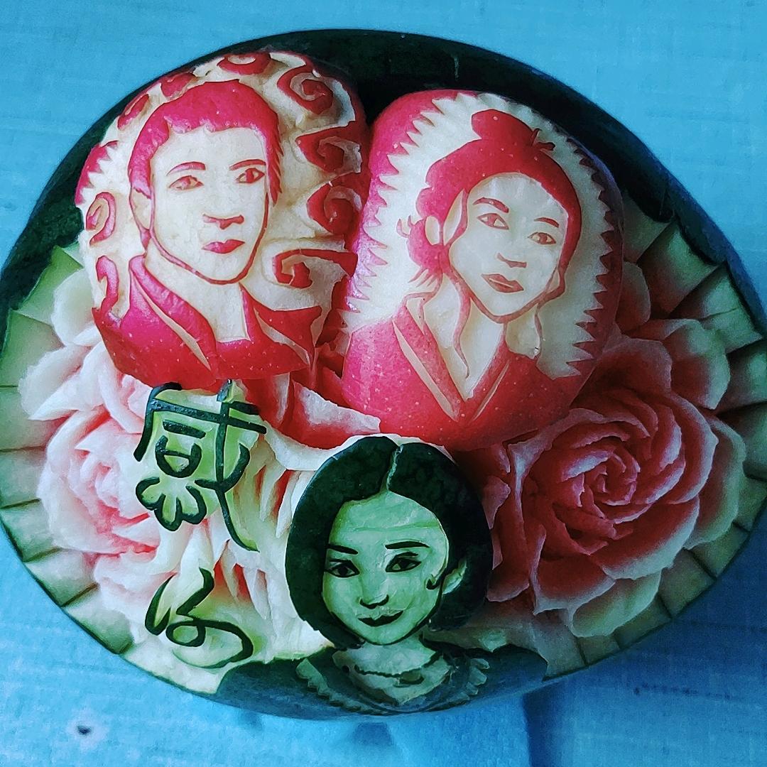 杰哥水果雕刻@抖音